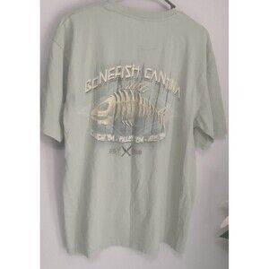 No Bad Days Bonefish Cantina T-Shirt Green  Caught Em Fillet Em Ate Em